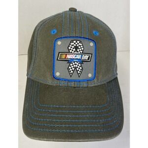 The Thread Mill NASCAR Day 2006 Blue/Gray‎ Green Hat Strapback Cap